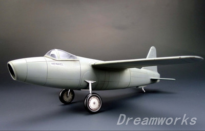 Award Winner Built Planet Model 1/32 Resin Heinkel He-178 World's First Jet