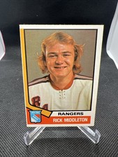 Rick Middleton Rookie Card - 1974-75 - O-Pee-Chee OPC - #304. rookie card picture
