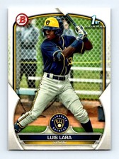 #BP-100 2023 Bowman Prospects Luis Lara Brewers