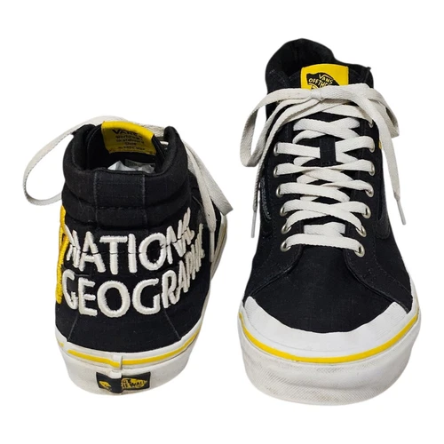 Vans Sk8-Hi National Geographic Logo Shoes Mens 10 Sneakers Limited Hi Top