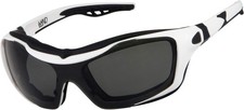 Polarized Riding Sunglasses Extreme Sports Wrap Motorcycle Glasses /PZ Smoke 
