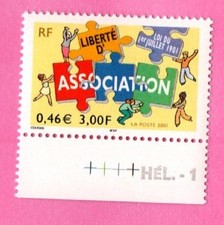 FRANCE - 2001 - YT3404**MNH - BDF - Liberté d'Association - COTE 2€