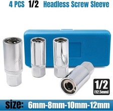 4 Pc Socket Stud Screw Extractor Remover Installer 6 81012mm Wroller Bearing 4 Pc Socket Stud Screw Extractor Remover Installer 6 81012mm Wroller Bearing