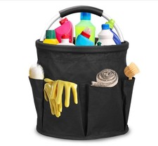 17L Multifunctional Cleaning Caddy Garden Tools Bag Cleaning Basket with Handle