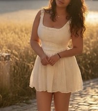 White Mini Dress Women