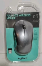 Logitech - Black/Gray Wireless Mouse, New In Box