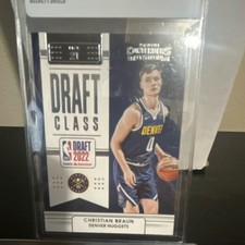Panini 2022-23 Contenders Draft Class Christian Braun #21 Denver Nuggets NBA