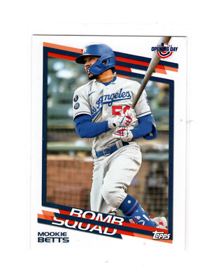 2022 Topps Opening Day Bomb Squad Mookie Betts #BS-18 Los Angeles