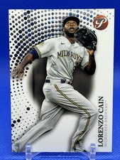 2022 Topps Pristine Lorenzo Cain #74 Milwaukee Brewers