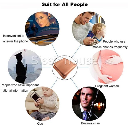 EMF Protection Pure Copper Fabric-Blocking RFID Radiation Singal Wifi EMI EMP - Picture 8 of 12