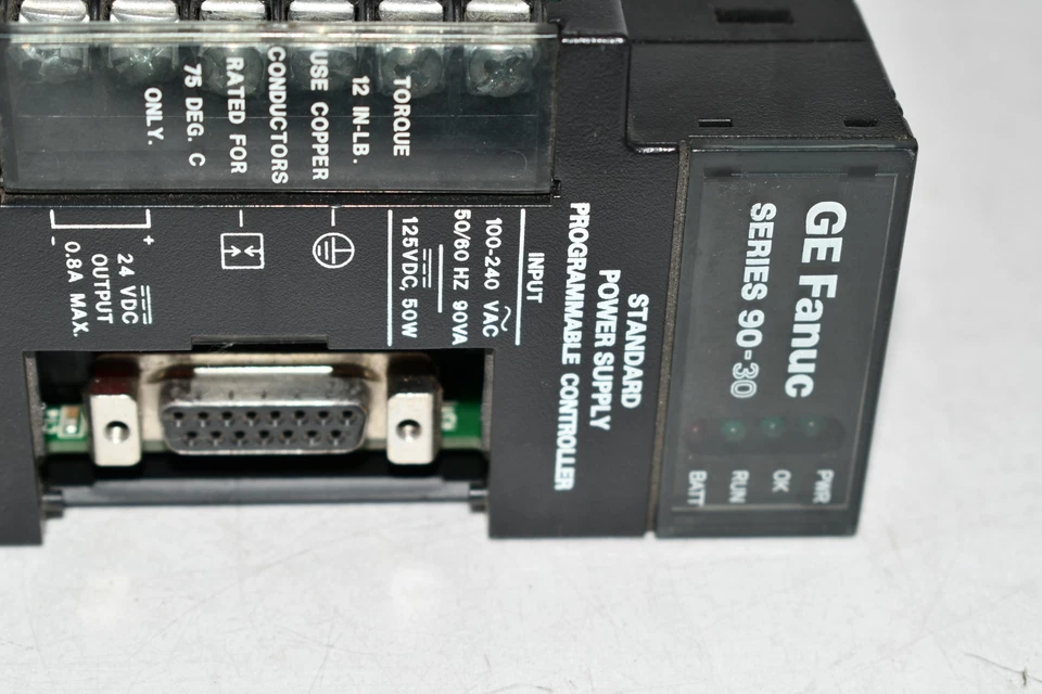 Módulo PLC fuente de alimentación GE Fanuc IC693PWR321S 90-30 120/240 VAC 125VDC STD  Foto 2 de 4