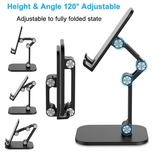 Adjustable Universal Tablet Stand Desk Holder Mount For Cell Phone iPad iPhone - Picture 2 of 8