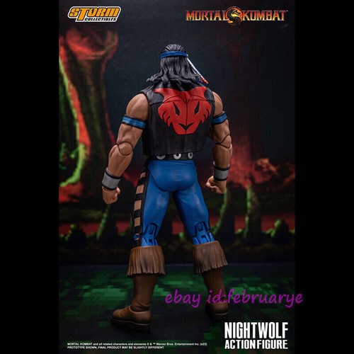 New Storm Toys 1/12 DCMK16 Mortal Kombat Nightwolf Action Figures Gift - Picture 9 of 23