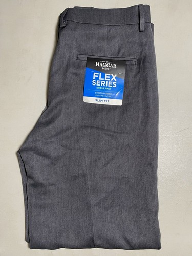 Haggar H26 Mens Flex Series Slim Fit 