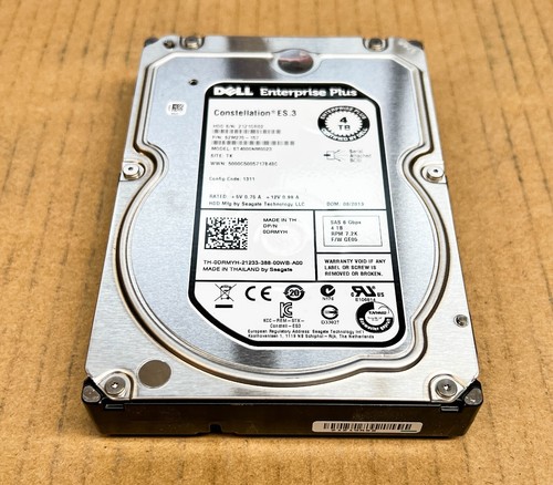 20x Dell 4TB Constellation SAS 6Gbps 7.2k 3.5" 0DRMYH | ST4000NM0023 9ZM270-157