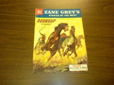 ZANE GREY'S STORIES OF THE WEST 27 Dell Comics 1955 western