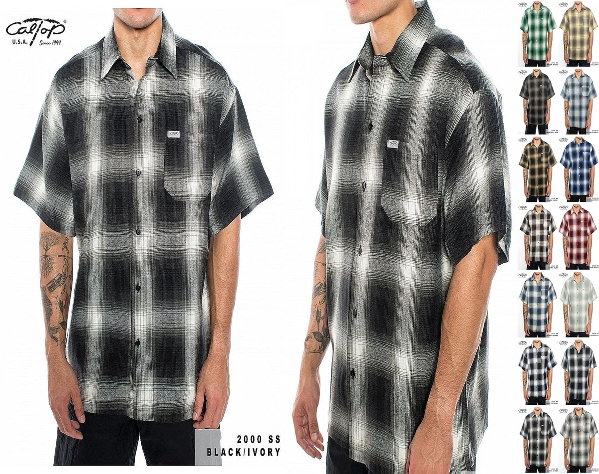 Gangster short sleeve button hotsell up