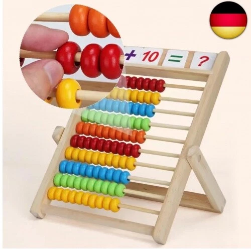Nutabevr Rechenschieber Rechenrahmen, Kinder Grundschule Abakus zum Zählen und - Bild 5 von 7