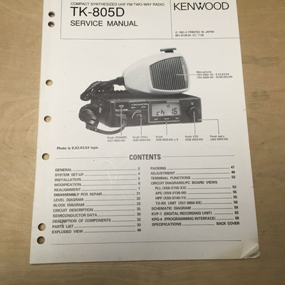 kenwood manual radio service