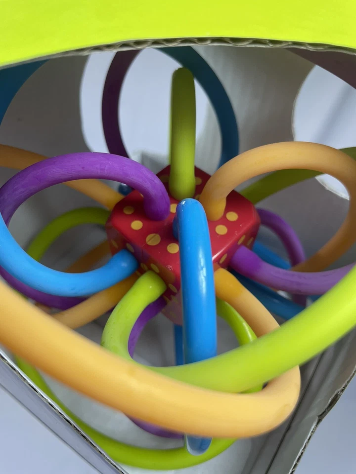 Manhattan Toy Winkel Rattle & Sensory Teether Baby Einstein Winkel Rattle - Image 3 of 4