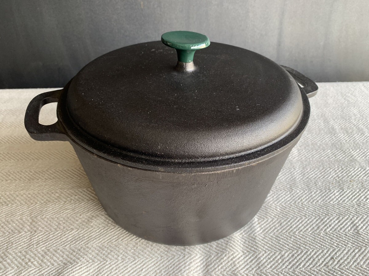 CAST IRON EMERIL STEW POT DUTCH OVEN WITH LID BAKING