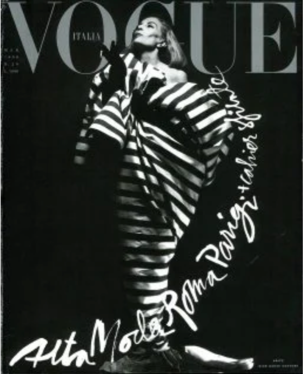 １９９０年　VOGUE ITALIA SPECIALE VOGUE Magazine Italia March 1990 CAPUCINE Linda Evangelista