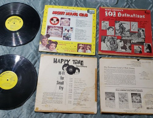 Vintage Walt Disney Vinyl Record Lot Of 6 - Picture 9 of 12