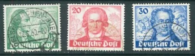 Berlin Mi-Nr. 61-63 gestempelt - gepr. Hans-Dieter Schlegel BPP - Mi. 180,- - Bild 1 von 2