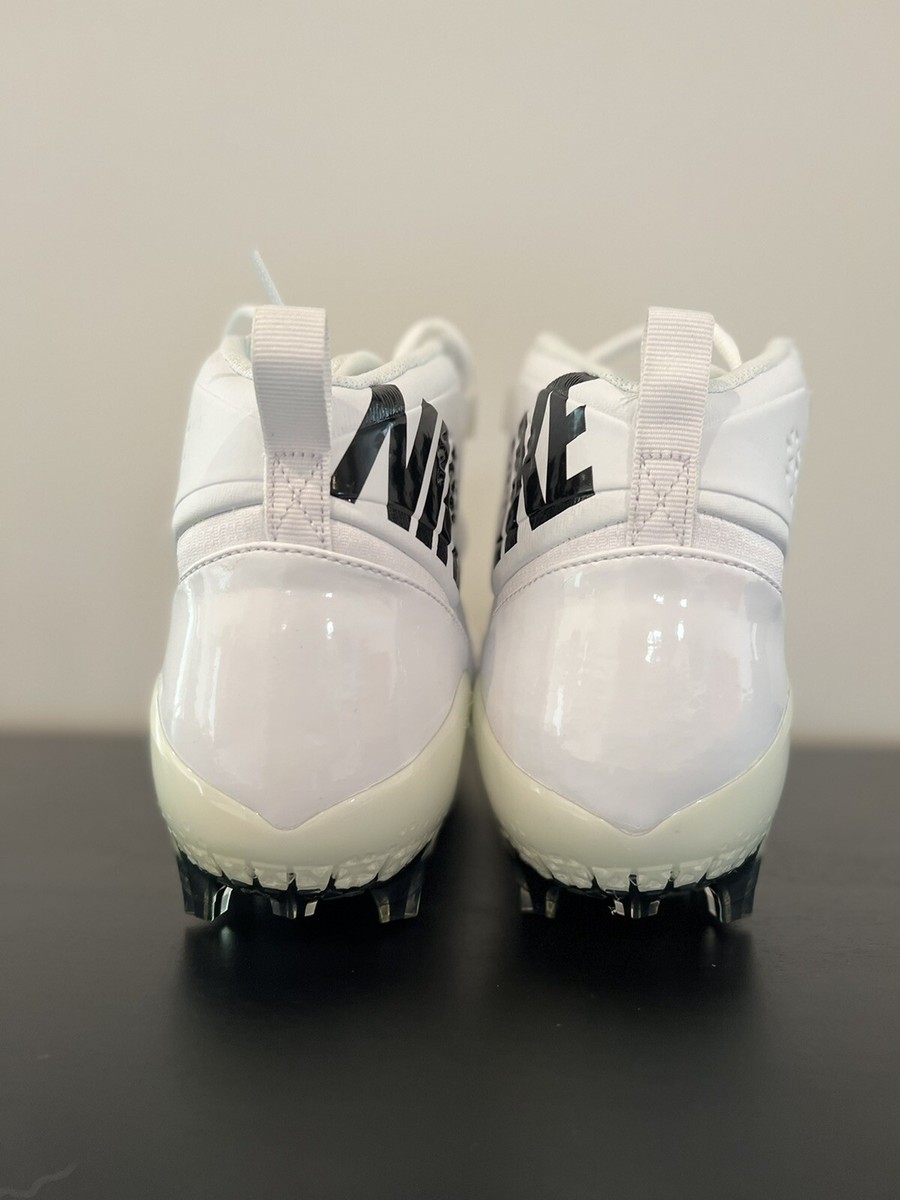 Size 15 Nike Force Savage Pro Football Cleats White/Black NEW AJ6605-101 Size 15 Nike Force Savage Pro Football Cleats White/Black  main image 2