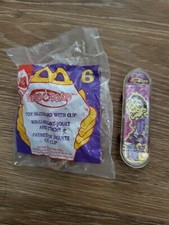 McDonald's Happy Meal Fingerboard Unopened Extra Finger Board opened