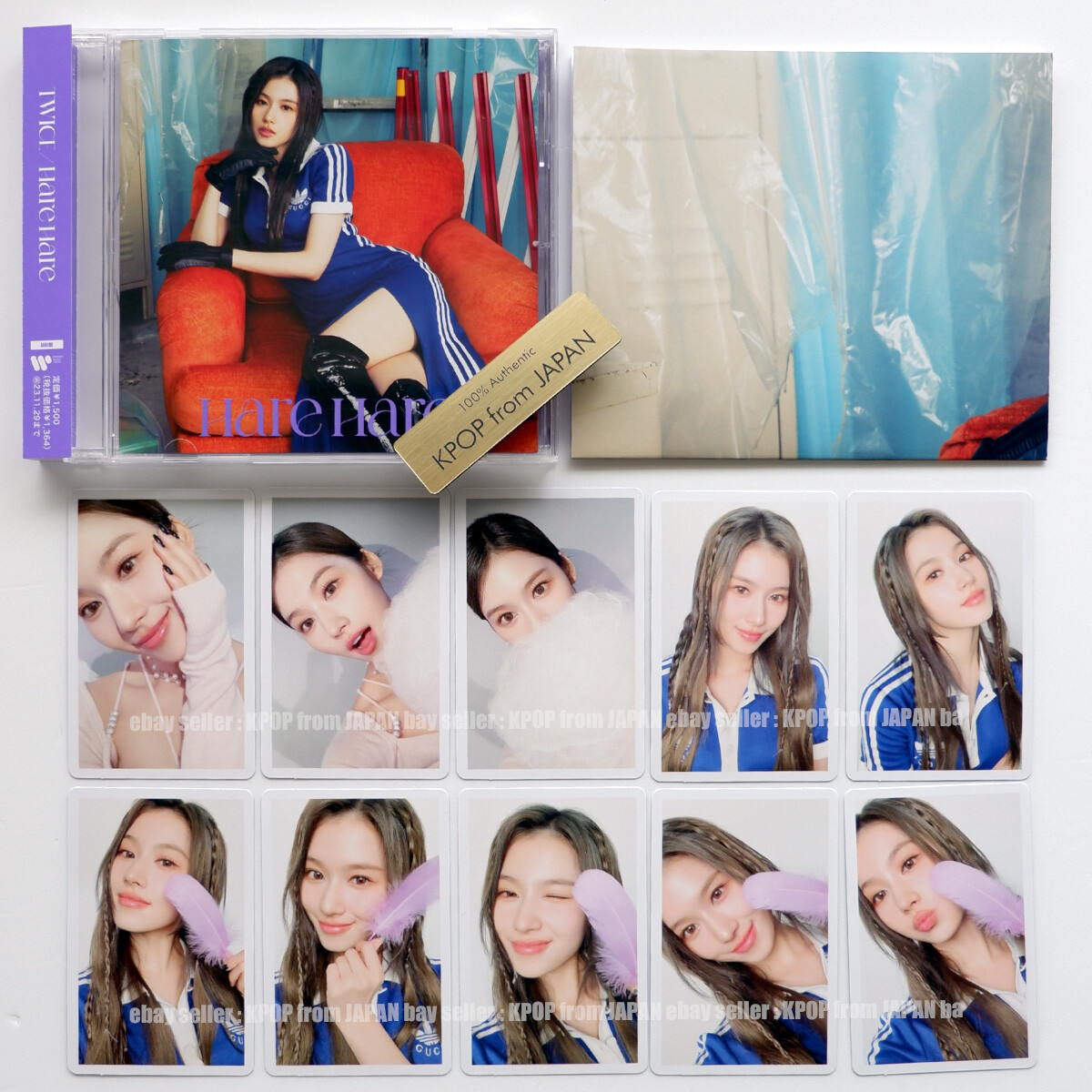 SANA TWICE Hare Hare ONCE JAPAN ver. Official Photocard SANA TWICE Hare Hare ONCE JAPAN ver. Official Photocard