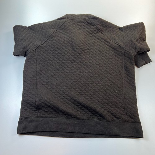 Eddie Bauer  1/4 Snap Pullover Sweater Mens Large Brown Quilted Outdoors Casual - Bild 7 von 7