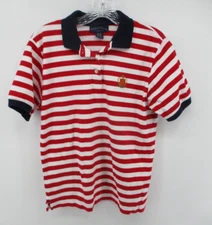Charter Club Classics Medium Short Sleeve Striped Polo w. Logo
