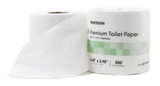 McKesson Premium Toilet Tissue, 2-Ply, Standard Size, 500 Sheets, 1 Roll