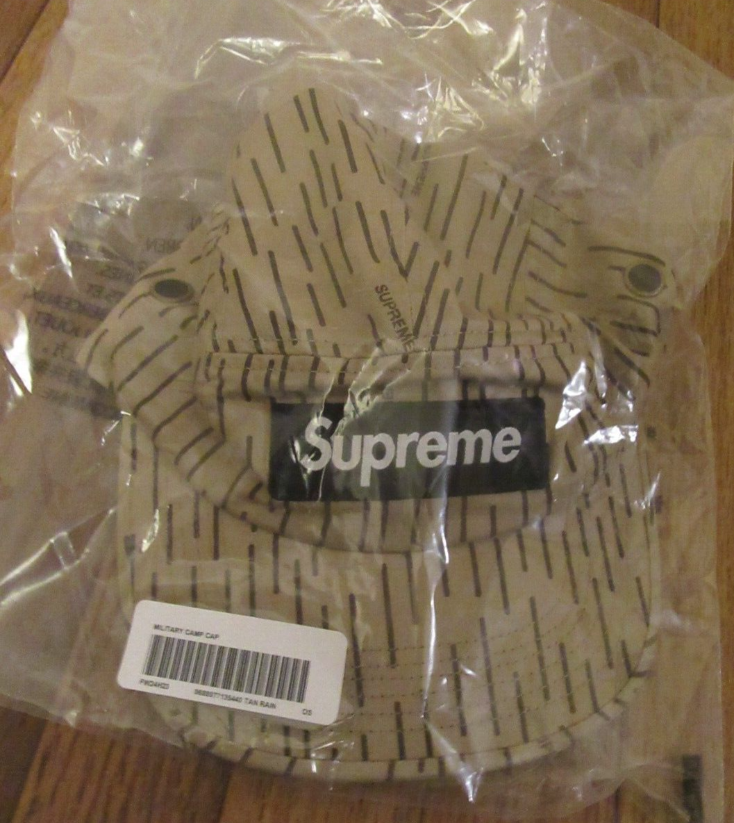 帽子 Supreme FW24 Military Camp Cap Raindrop Supreme Military Camp Cap (FW24) Black Raindrop - FW24 - US