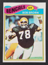 Bob Brown 1977 Topps Football Card #491 (NM)