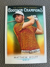 2021 Upper Deck Goodwin Champions #31 MATTHEW WOLFF Golf Base Card