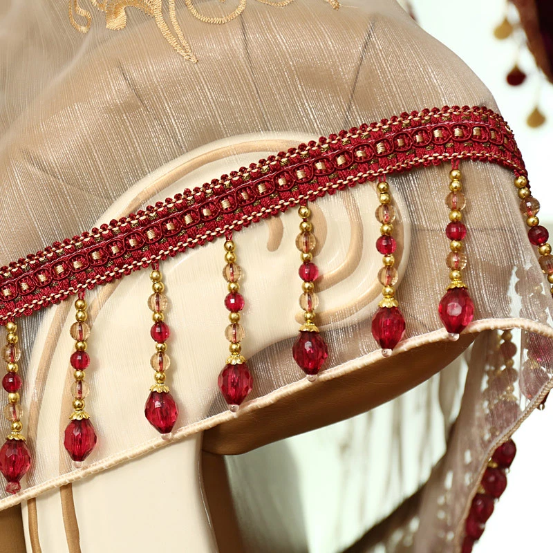 Luxury thick Italy velvet fabric solid cloth blackout curtain valance tulle E667 - Image 3 of 4