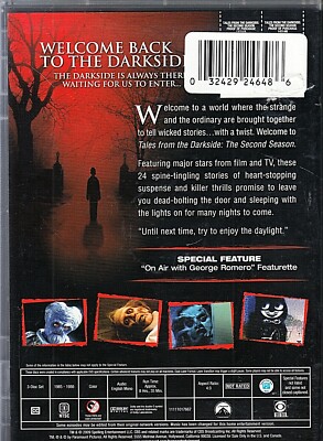 Tales from the DARKSIDE The Second Season (DVD, 2009, 1985 / 86 3