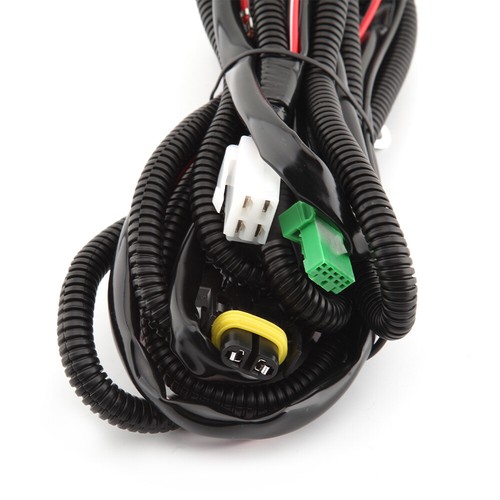 For Cadillac CTS 08-13 Kit Clear Bumper Fog Light Lamps w/ Bracket Wiring Switch - Picture 14 of 14