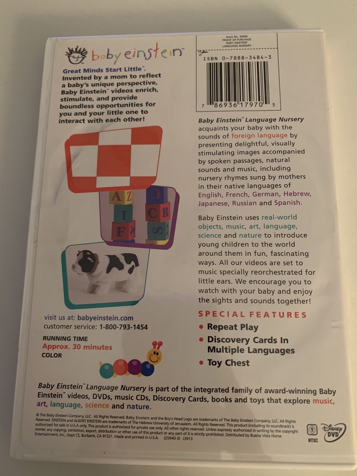 baby einstein language nursery toys