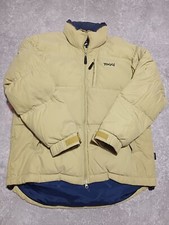Toggi Down Puffer Jacket Women Medium Yellow Full Zip Feather