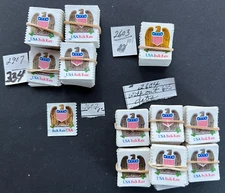 EAGLE SHIELD ~1050 STAMP BUNDLE! Scott#2602-04 & 2907