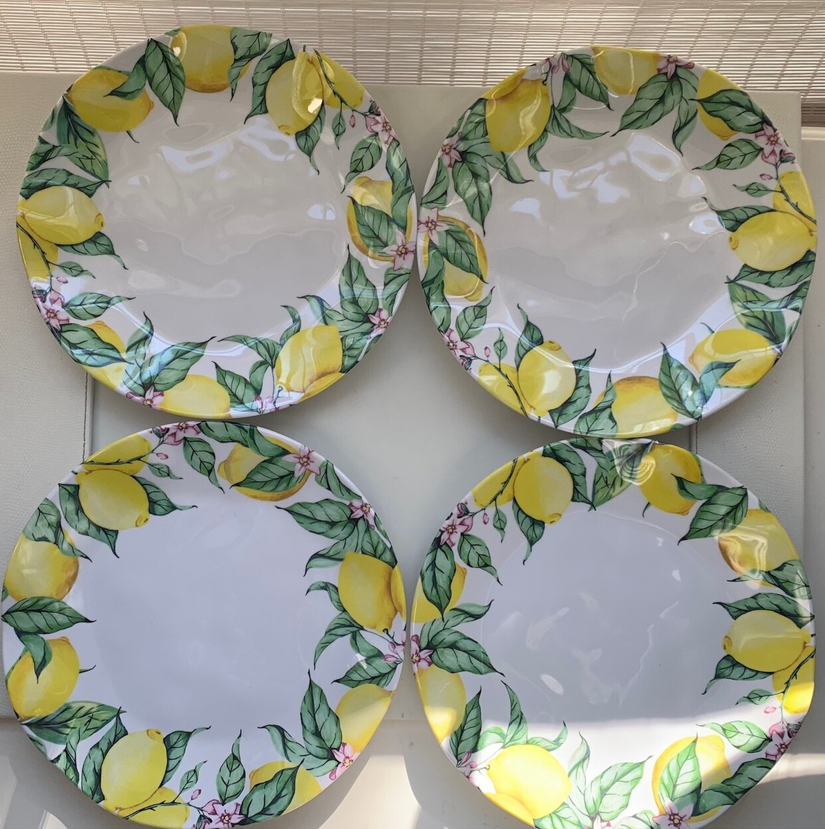 Dinner Plates Q Squared Melamine Q Squared Melamine Lemon Yellow