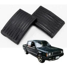 Pair Pedal Pad Brake Clutch Rubber For Mitsubishi Mighty Max L200 Pickup 86 - 96