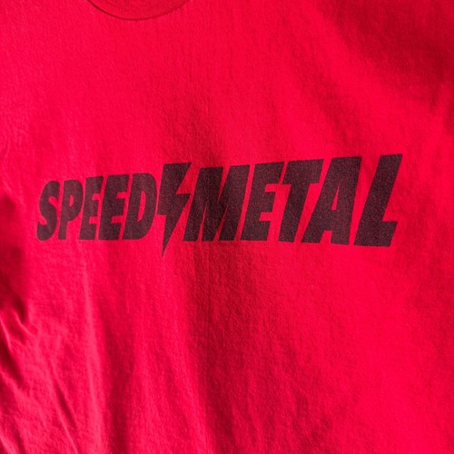VINTAGE 90s SPEED METAL Skateboard Skater T-Shirt SpeedMetal Bearings Skate - Bild 2 von 8