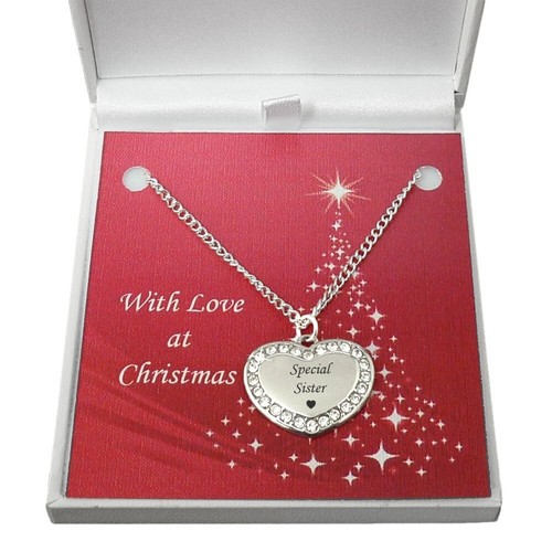 Grabado Collar, Regalo de Navidad, Personalizado Regalo para Hija, Hermana Etc - Imagen 13 de 23