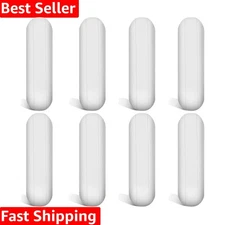 Cylindrical PTFE Magnetic Stir Bars, Set of 8 - Smooth Mixing Solution