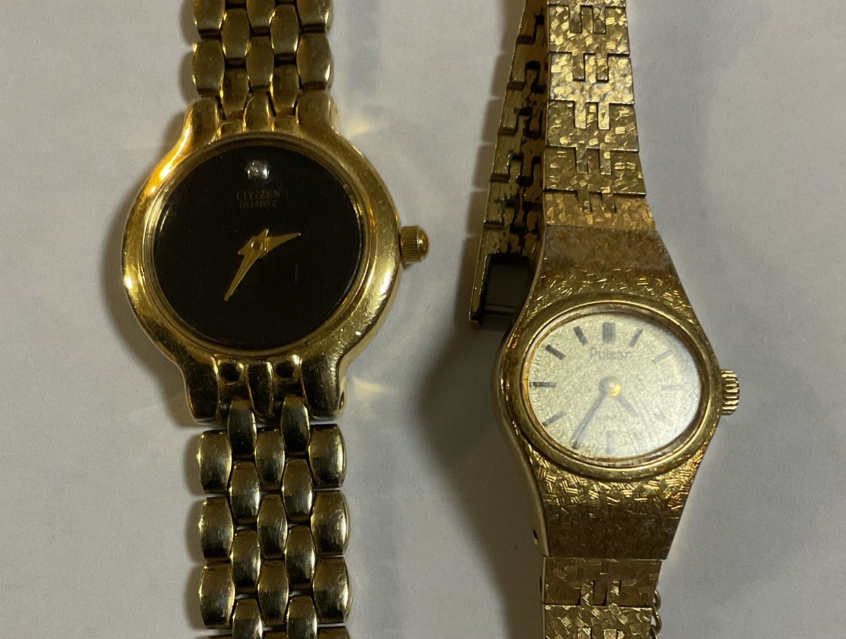 WATCH LOT Working Citizen Not 2 Parts VINTAGE Pulsar, LADIES Of For - vintagewatches.pk