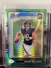 2024 Donruss Optic - Rated Rookie Caleb Williams #201 Green Hyper Prizm (RC)
